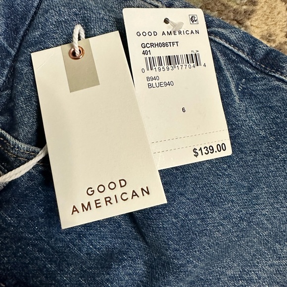 Good American Good Classic Jeans High Rise Size 6/28 - Picture 6 of 8